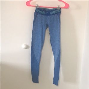 Gym shark flex leggings in blue